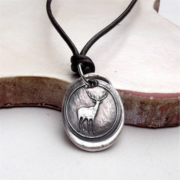 Wax Seal Deer Necklace - The Handmade ™