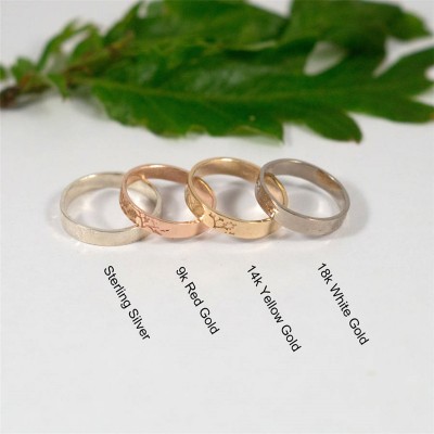 Wedding Bands In Silver - The Handmade ™