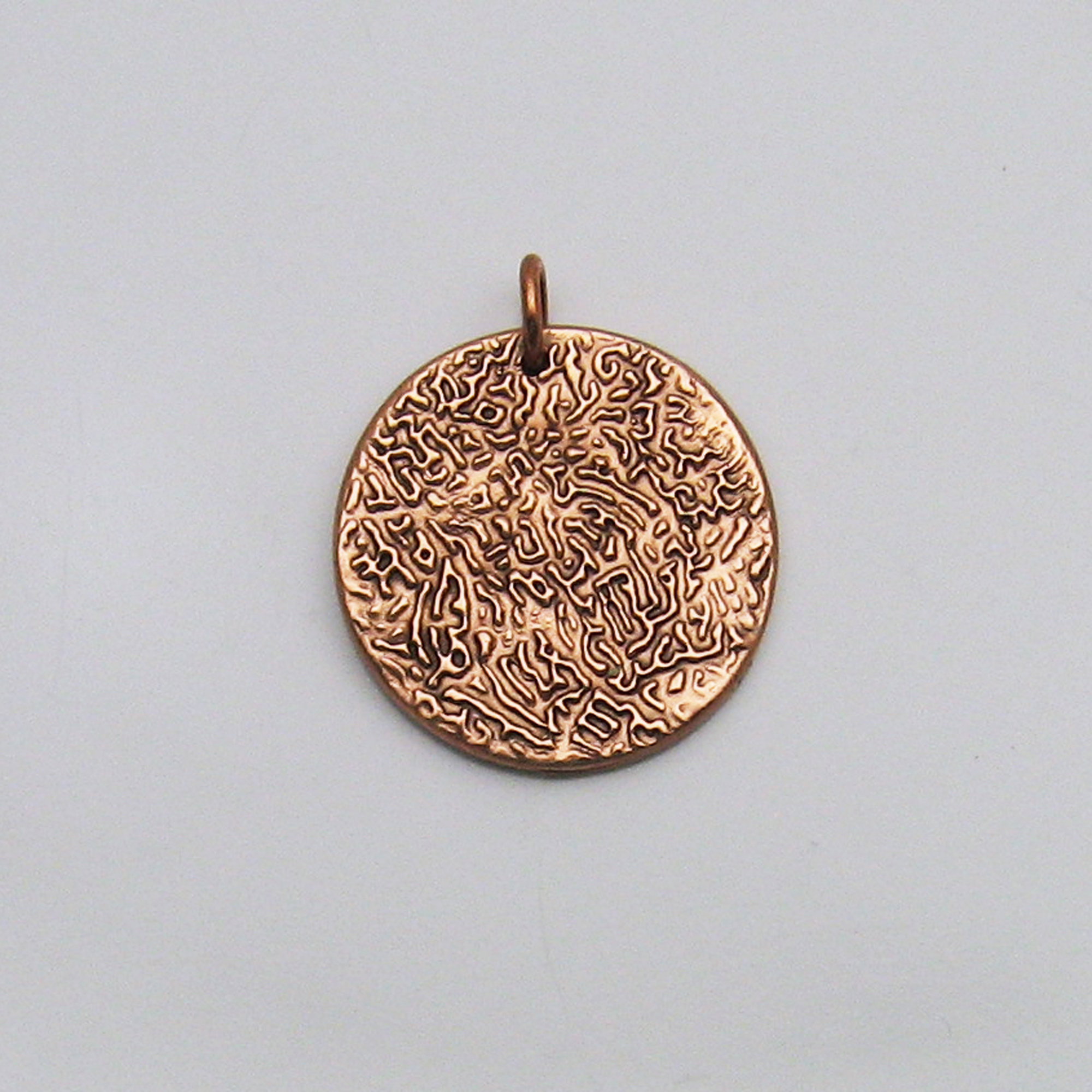 Copper Fingerprint Jewelry, Copper Handwriting Jewelry, Personalized Copper Jewelry, Custom Copper Jewelry, Gift for Men, Men's Jewelry