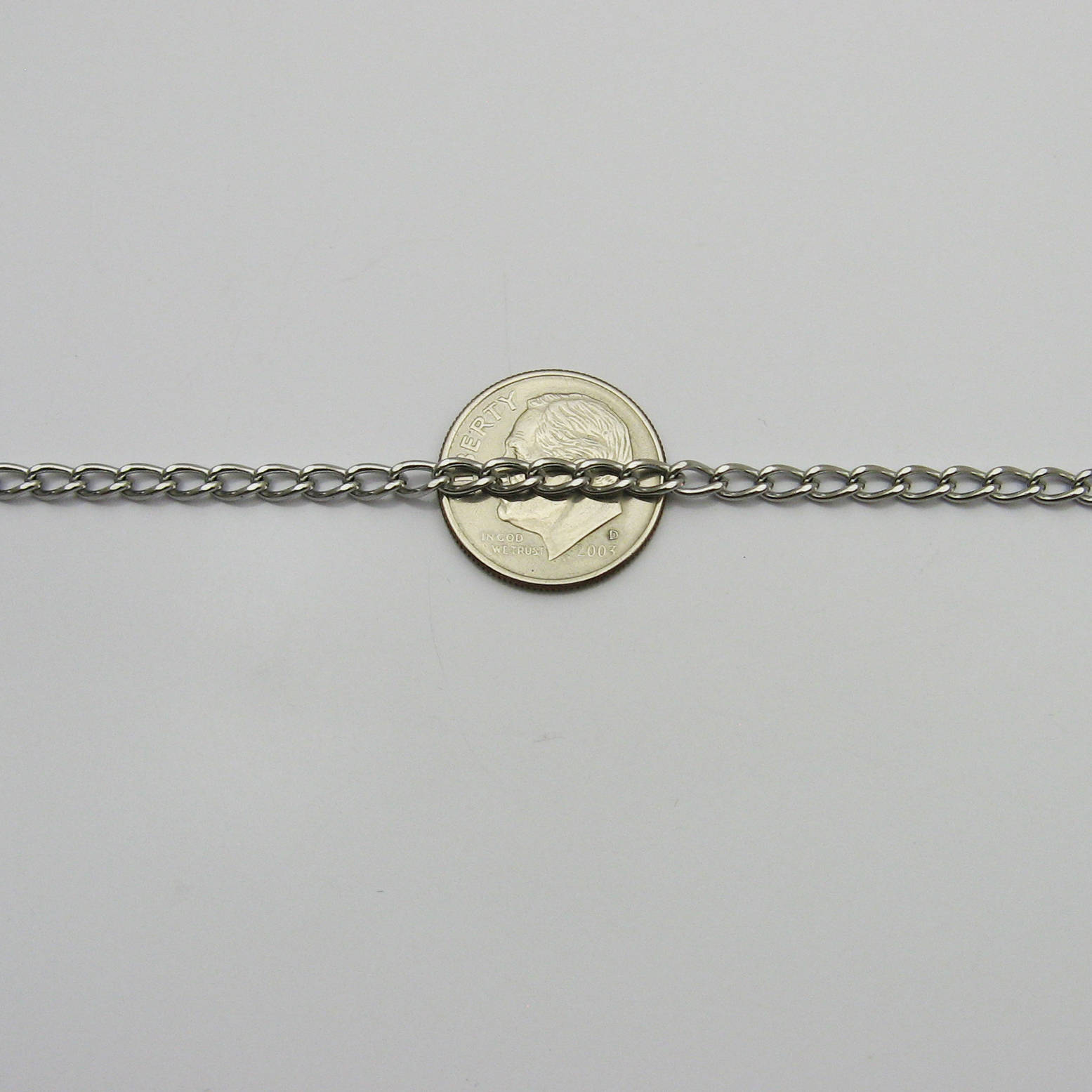 Stainless Steel Curb Chain, Men's Steel Chain, Men's Curb Chain, Sturdy Chain, Chain for Men, Masculine Chain, Heavy Guage Chain Thick Chain