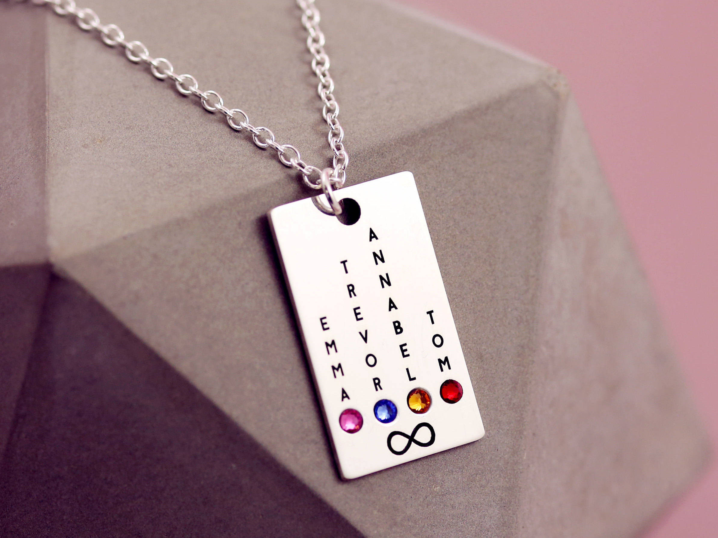 Family Necklace | Love your Family | Custom Name Necklace | No Matter Where | Soul Sisters | Grandmother Necklace | Aunt Necklace Gift