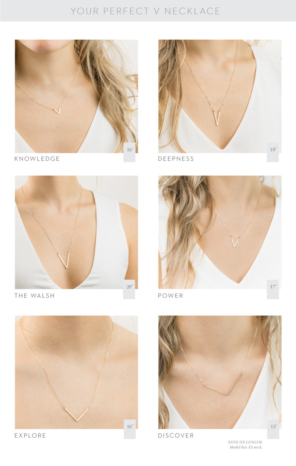 Perfect V Necklace Gold, Silver, or Rose / Choose Your Shape V /  - Point Necklace, Triangle Necklace, Angled Bar Necklace LN143