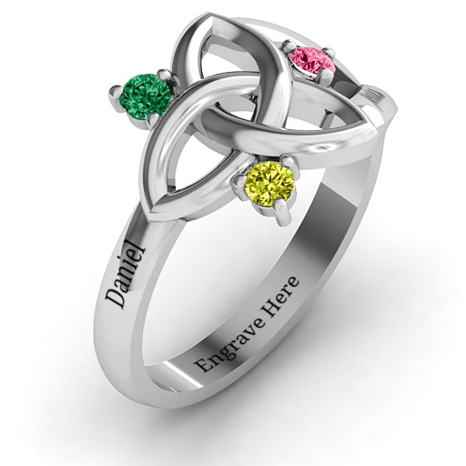 Siobh&aacute;n Celtic Knot Ring - The Handmade &trade;