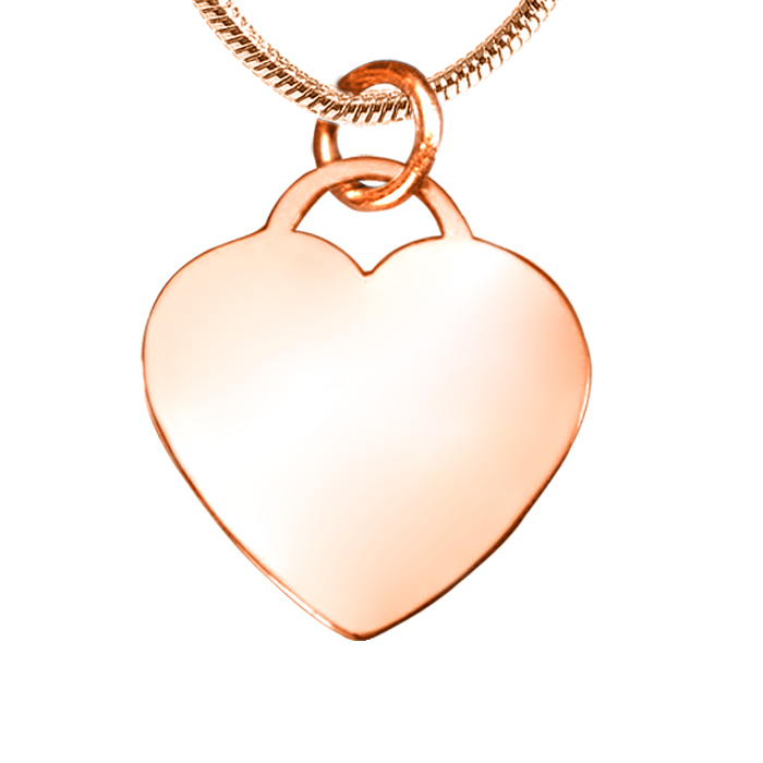 Forever in My Heart Necklace - Rose Gold - The Handmade &trade;