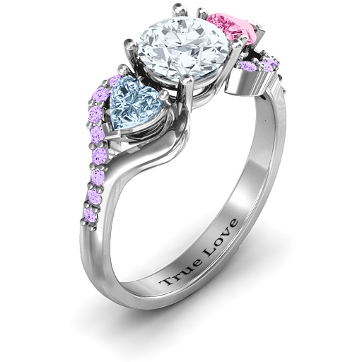 Blast of Love Ring with Accents - The Handmade &trade;