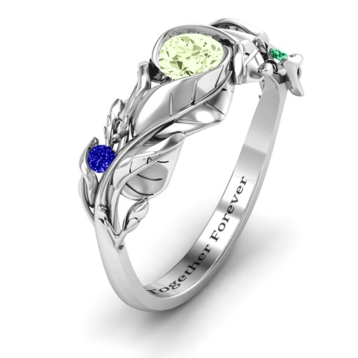 Organic Leaf Ring - The Handmade &trade;