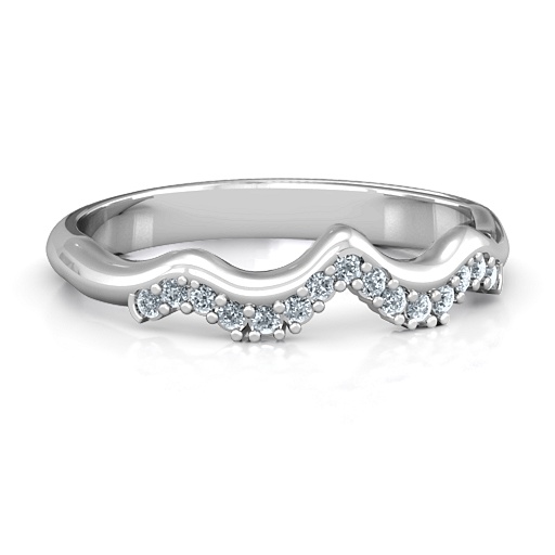 Solitaire Infinity Shadow Band - The Handmade &trade;