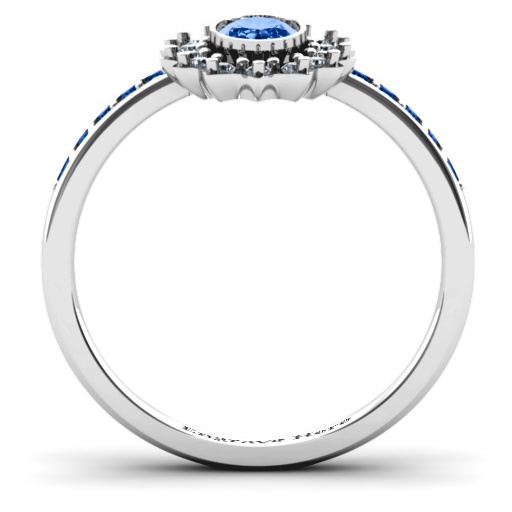 Starburst Ring with Stone Accents - The Handmade &trade;