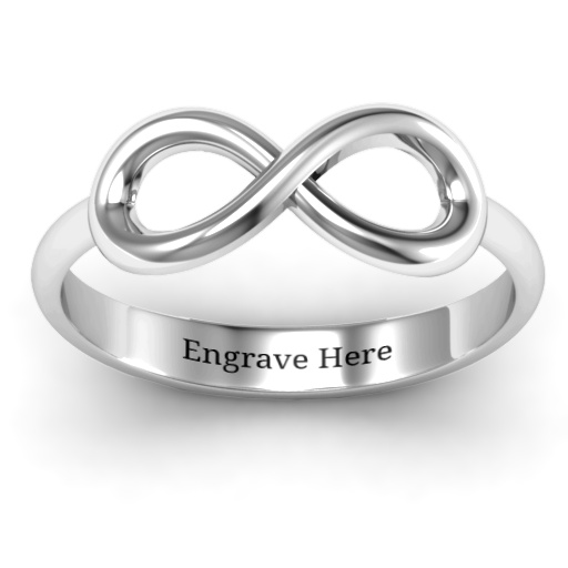 Silver Classic Infinity Ring - The Handmade &trade;
