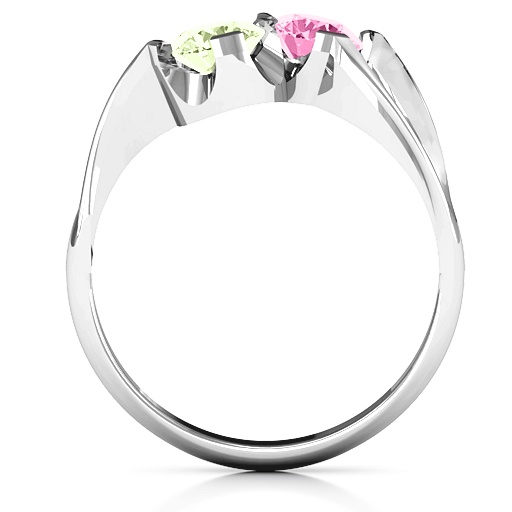 Two Stone Sparkle Ring - The Handmade &trade;