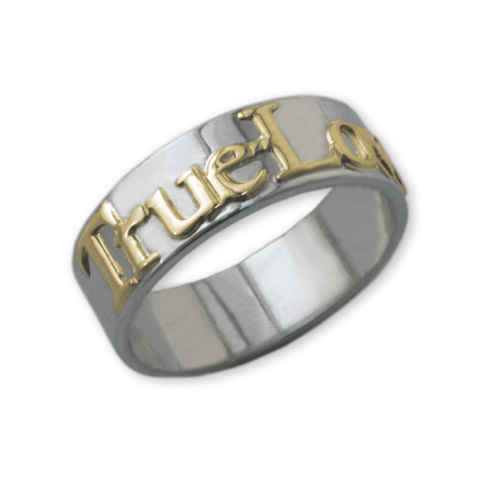 Personalised Promise Ring in Gold and Silver - The Handmade &trade;