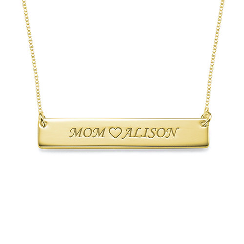 Gold Nameplate Necklace - The Handmade &trade;