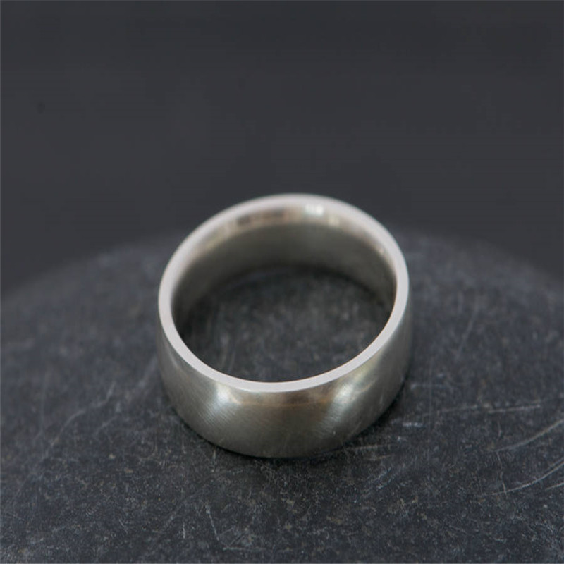 Mans Silver Wedding Band - The Handmade &trade;