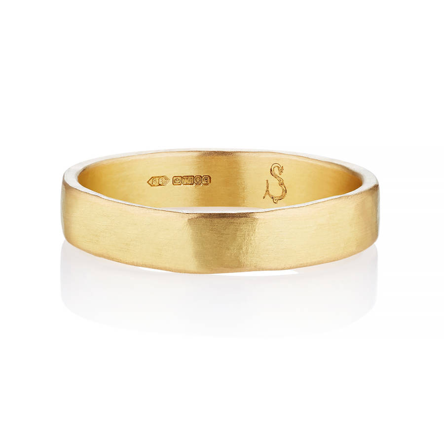 Loki Mens Fairtrade Gold Wedding Ring - The Handmade &trade;