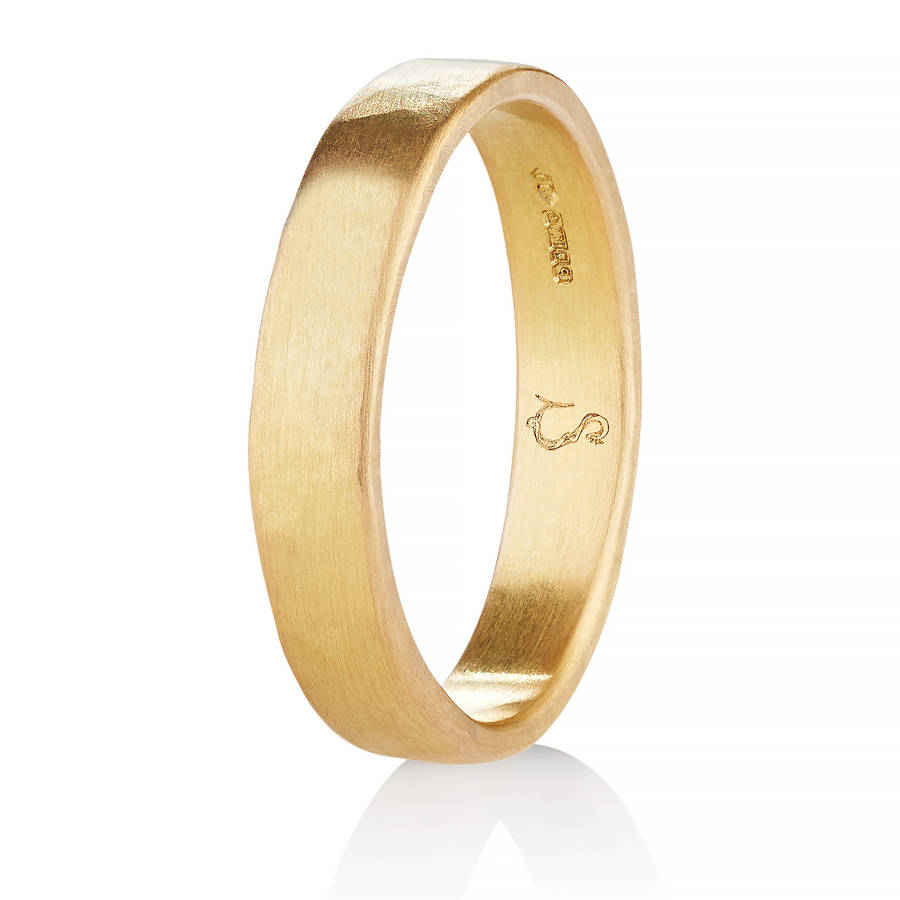 Loki Mens Fairtrade Gold Wedding Ring - The Handmade &trade;