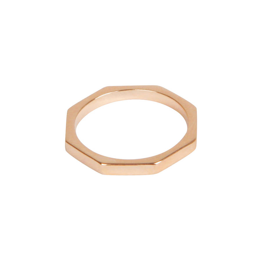 Octagon Bolt Ring - The Handmade &trade;