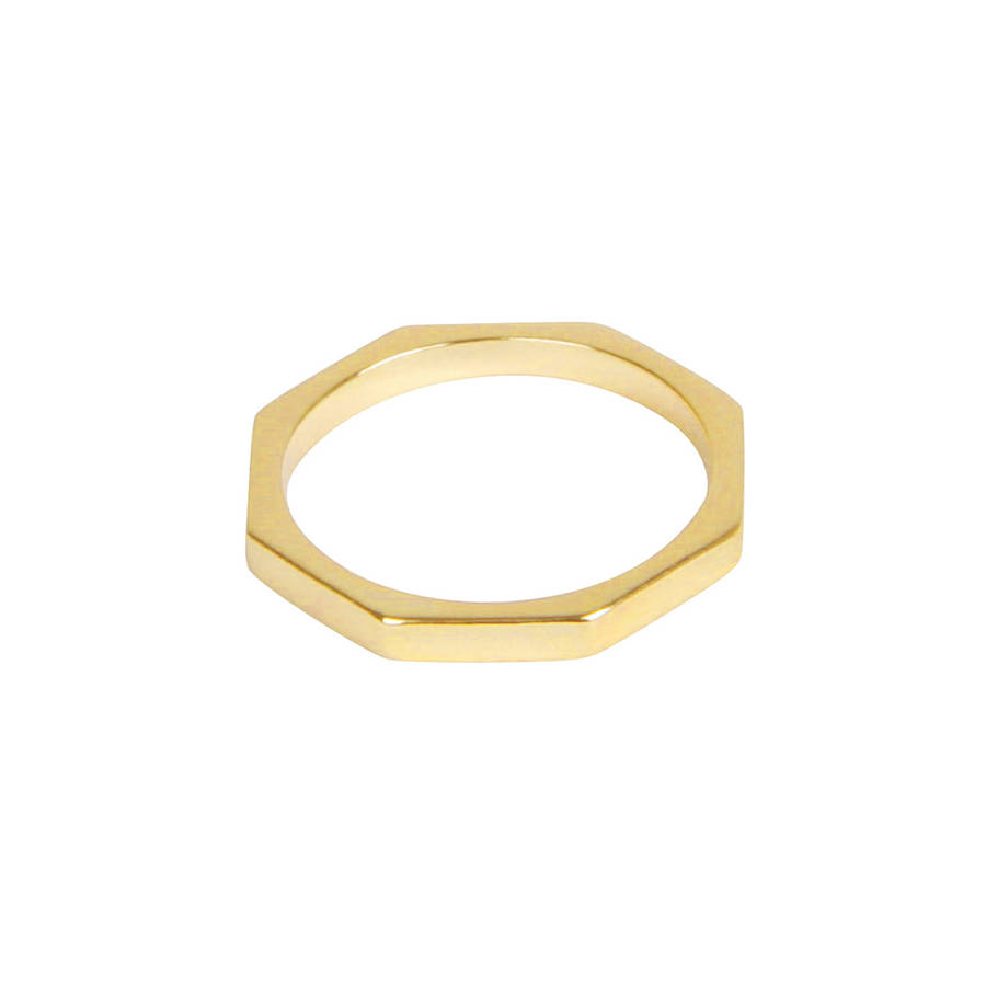 Octagon Bolt Ring - The Handmade &trade;