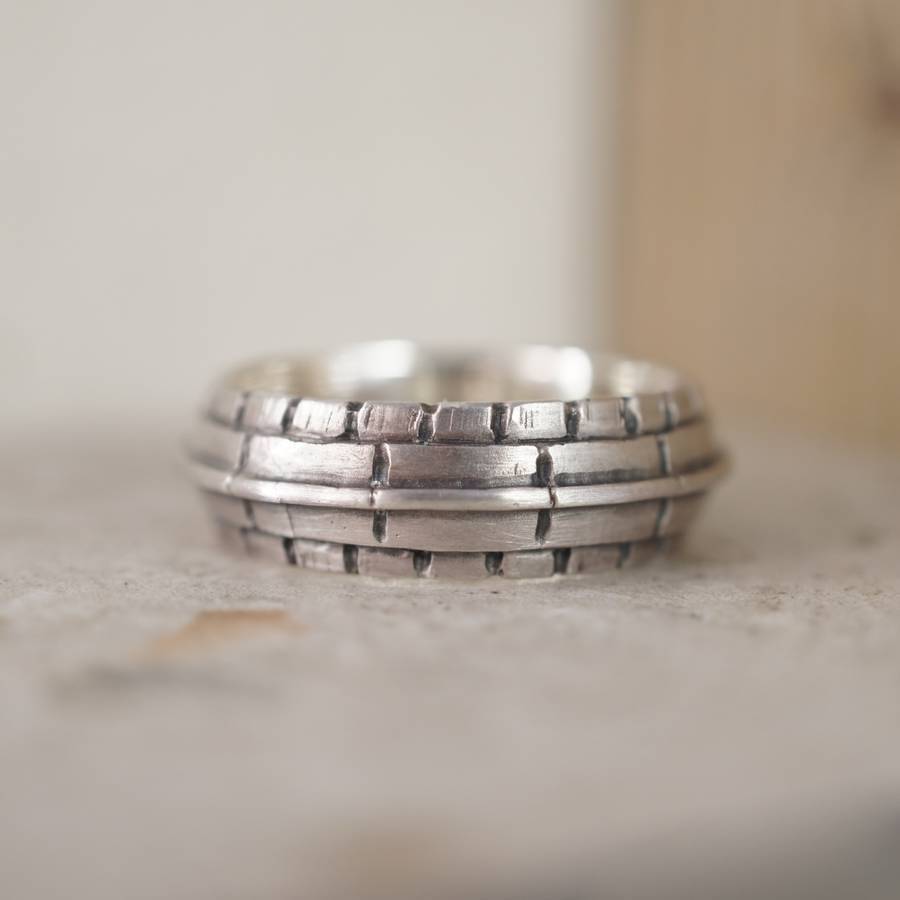 Roof Silver Ring - The Handmade &trade;