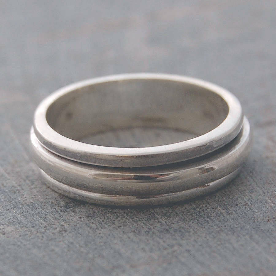 Silver Spin Ring - The Handmade &trade;